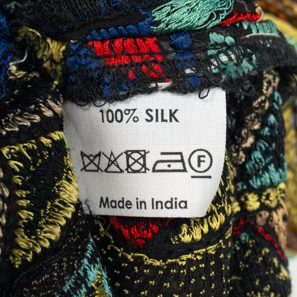 Dries Van Noten SS/15 Runway Multicolour Beaded Sleeveless Hi-Lo Top - Picture 10 of 11